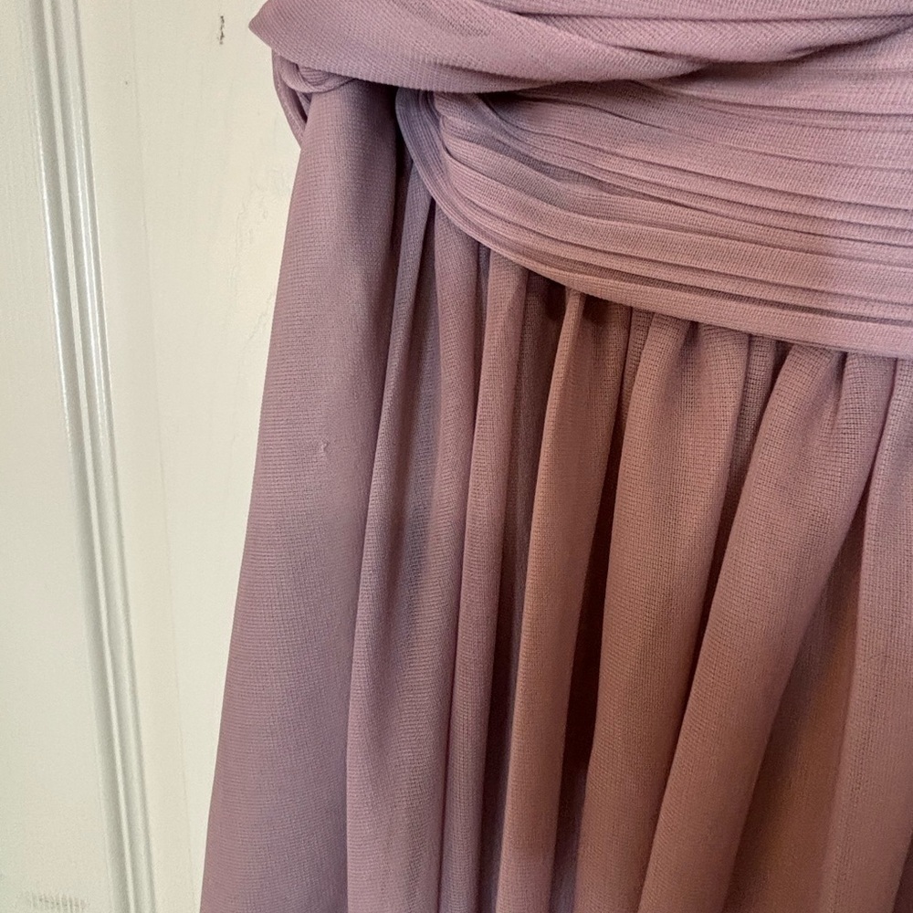Birdy Grey Grace Convertible Chiffon Maxi Dress – Mauve Homecoming Formal - Picture 7 of 12
